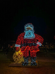 Illuminated Santa Claus Decoration