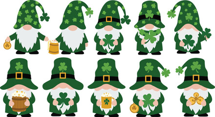 Vector set of green cactus plants wearing Santa hats and winter scarves in a seamless Christmas pattern for a festive holiday celebration