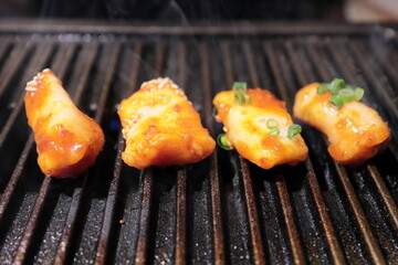 ホルモン焼肉（シマチョウ）