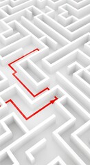 Navigating a White Labyrinth with an Arrow to Solve Business Strategy Challenges