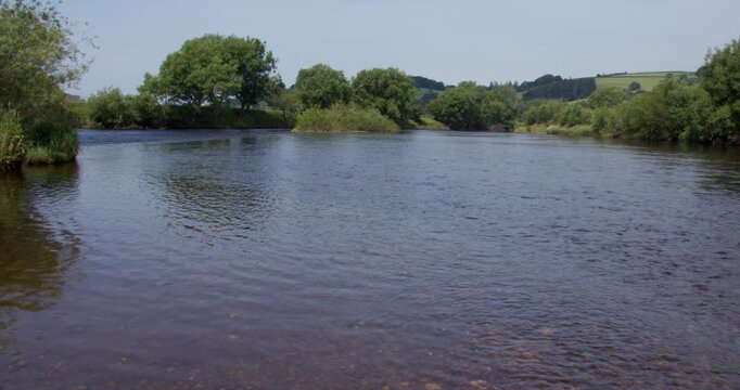 A shot looking north up the river Lune at Brookhouse