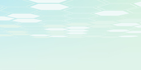 abstract blue and white hexagon background. futuristic digital hi technology banner. healthcare background. vector. © Aiksatas