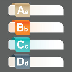 Fototapeta premium name tag, infographic icon vector presentation element