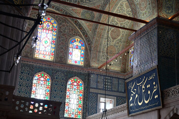 The Blue Mosque, (Sultanahmet Camii), Istanbul, Turkey.