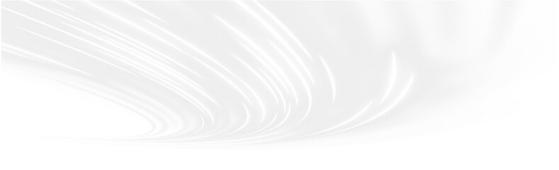 Fototapeta premium Neon white lanes curve through a dark abstract space. Radiant reflections shimmer along the smooth highway surface. The composition feels dynamic, fast, and futuristic. PNG