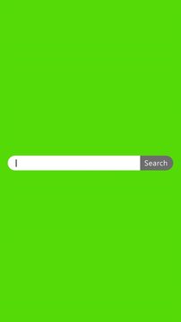Animation of Searching bar on green background. Full HD. 4K