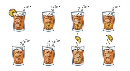Iced Tea Refreshment: Step-by-Step Preparation and Garnish