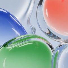 A mesmerizing abstract art piece featuring vibrant swirling colors and fluid shapes