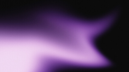 Abstract glowing purple grainy gradient background with fluid organic shape and noise texture © Nafe