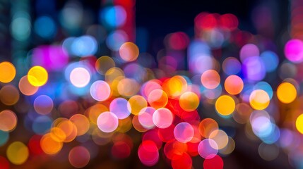 Magical Golden Bokeh for Holiday Background / 休日を彩る魔法のような黄金色のボケ