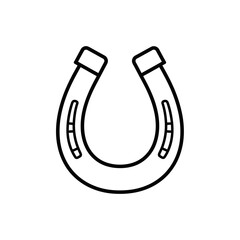 Horseshoe Icon Vector Illustration