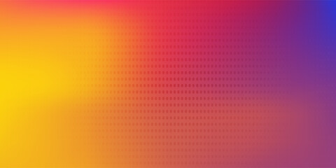 Abstract gradient red yellow and blue soft colorful background. Modern horizontal design for mobile app.