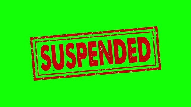 Suspended rubber stamp animation. suspended texture text Up to down motion graphics. stamp zooming and hit effect 4k video.