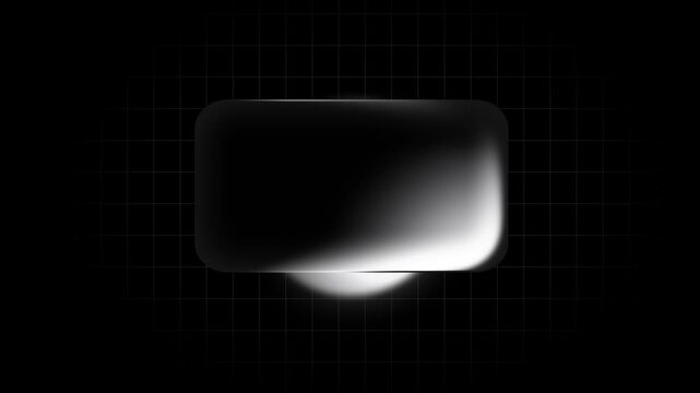 Blank Modern Tech Glass Frame Animation