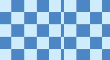 A blue and light blue checkerboard pattern with slight imperfections on edges