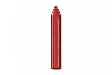 Fototapeta premium Glossy red neon pencil on gradient background for modern design