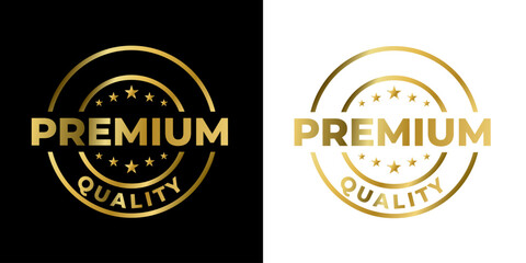 Obraz premium Premium Quality Gold Badge Label Luxury Emblem Design
