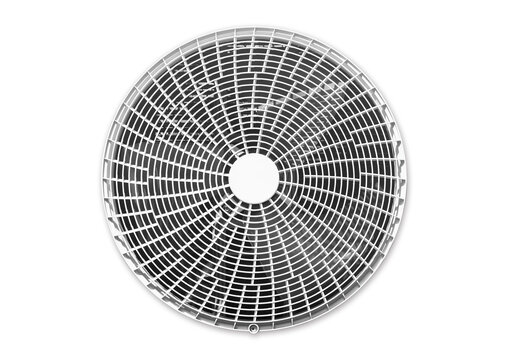 Circular grille condensing unit or The Air compressor condensing fan's cover outdoor