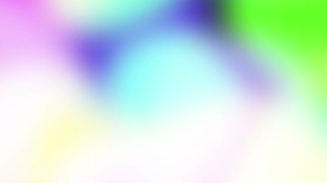 Vibrant Soft Multi Color Gradient Bokeh Light Leak Motion Background