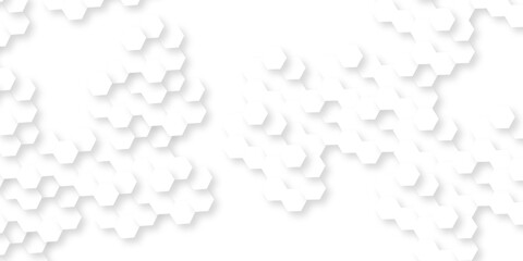 Abstract texture wallpaper business design. Paper hexagonal futuristic pattern line geometric background. Square shape backdrop white hexagon decor textured illustration.