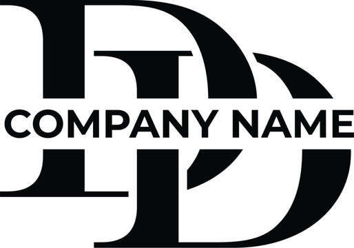 Letter DD clothing logo design