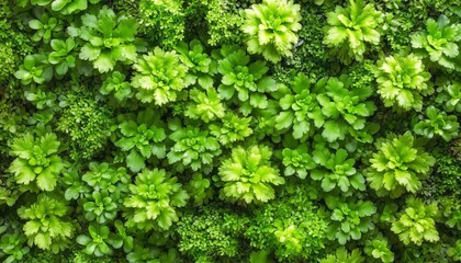 Lush Green Botanical Tapestry with Seamless Flora Pattern Ideal for Organic Background Textures