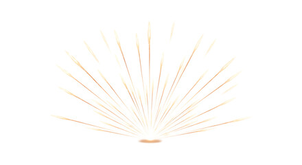 Golden sunrise burst