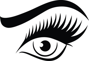 Vector Eyelash Logo