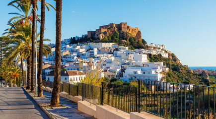 City Landscape Salobrena With Famous