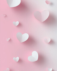 Minimalist Valentine's Day background