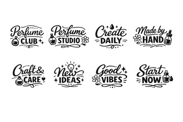 Obraz premium Perfume club studio art – create daily designs made by hand with craft care and good vibes