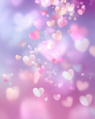 Soft pastel Valentine's Day background