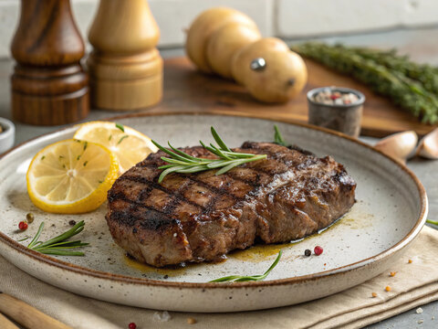 Grilled steak