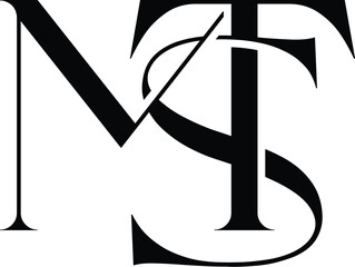 Letter MTS fashion logo