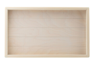 Wooden tray made of unpainted boards, kitchen utensils, insulated