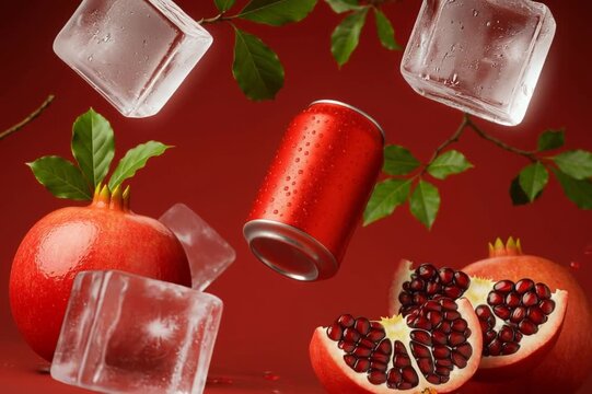 Une publicit&eacute; pour une canette de soda.