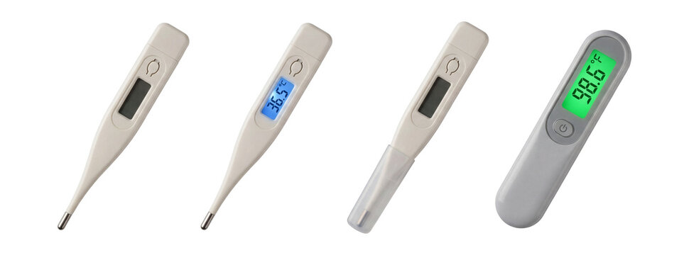 Digital thermometer set.