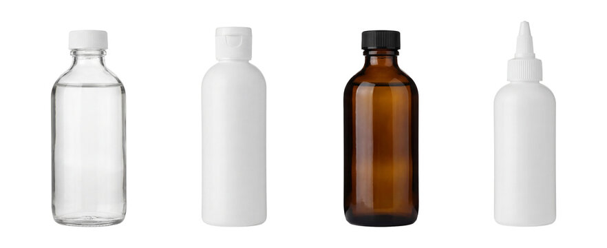 Hydrogen peroxide bottle set.