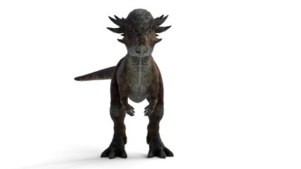 stygimoloch animal on white background © Masihullah