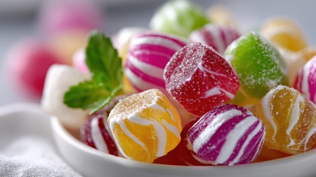 Assorted swedish candies showcase vibrant colors and flavors