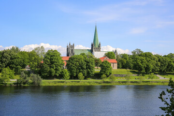 The cathedral Nidarosdomen, Trondheim