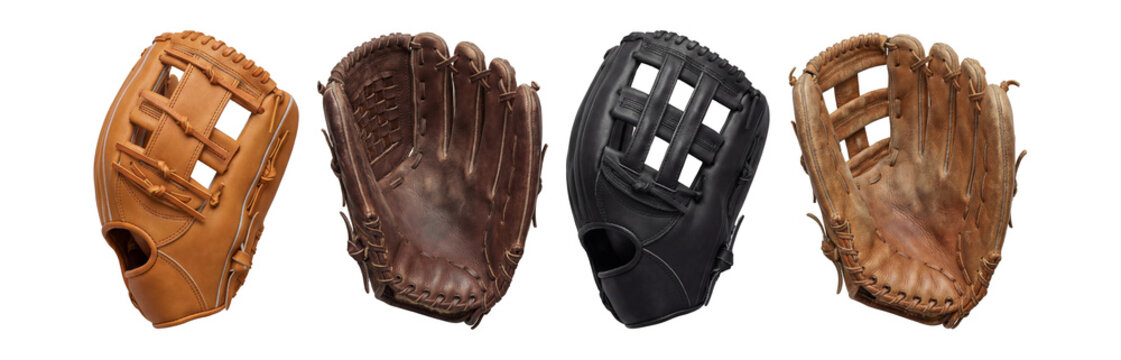 Baseball glove set.