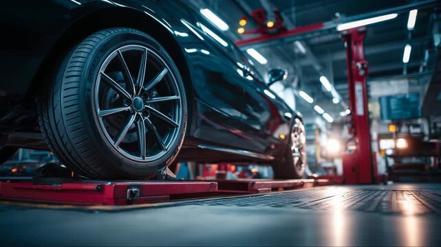 Vehicle maintenance bay for service and repair operations