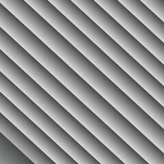 Obraz premium Sophisticated gray and silver diagonal line pattern. A clean, minimalist aesthetic featuring repeating geometric stripes with subtle shading, ideal for professional branding and architectural backdrop