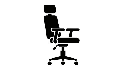 black office chair