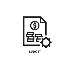 Minimalist Line Business Icon