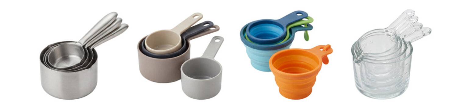 Measuring cups set.