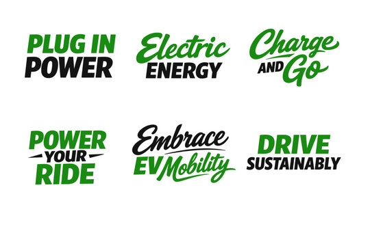 Electric vehicle slogans focusing on sustainability and energy efficiency
