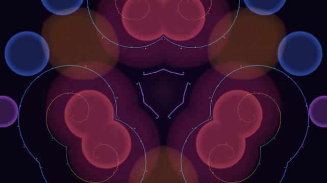 Meditation and Spiritual Energy Flow Animation.