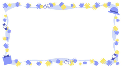 シンプルイラストフレーム　父の日